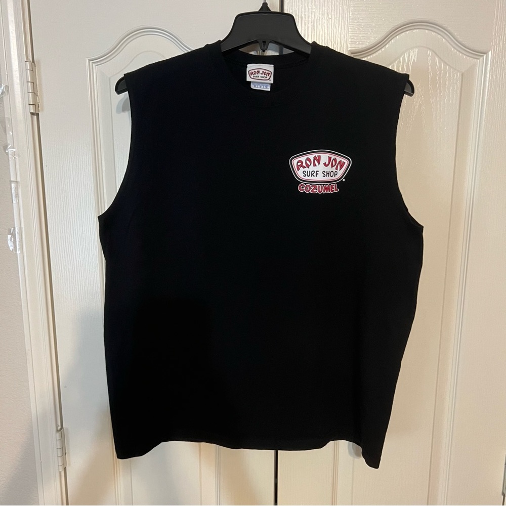 Authentic Ron Jon surf shop Men’s sleeveless T-shirt with Cozumel Logo, Size XL